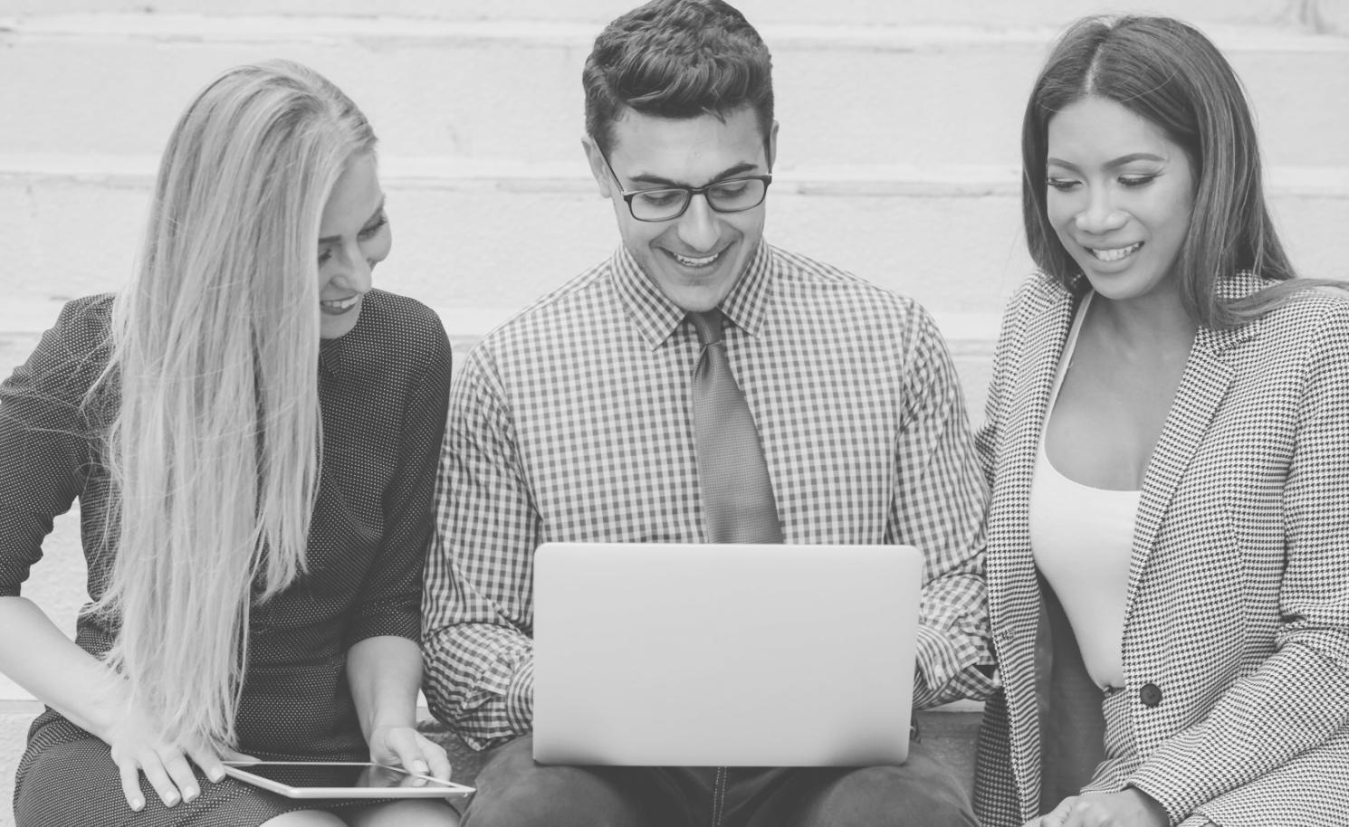 Students analyzing budget deviation patterns during class